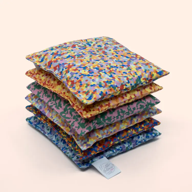 Little Botanic Sensorische pittenzakjes - Confetti's- 6 stuks