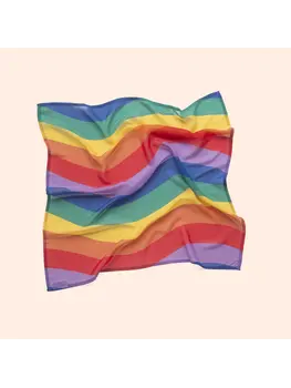 Little Botanic Playcycle speeldoek medium - 65cm - regenbooog waves