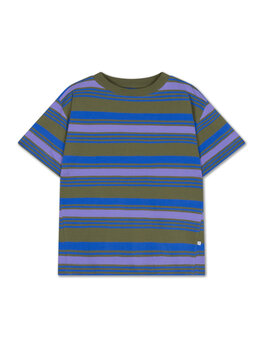 Repose AMS Tee shirt- Khaki Bloom Stripe
