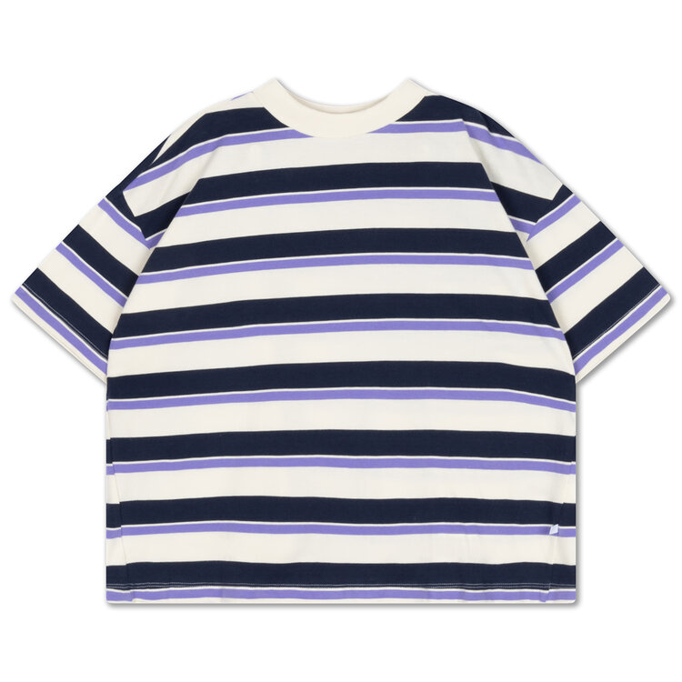 Repose AMS Boxy tee- Cream Stripe