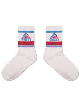 Repose AMS Sporty socks- White Logo