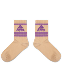 Repose AMS Sporty socks- Sand Logo