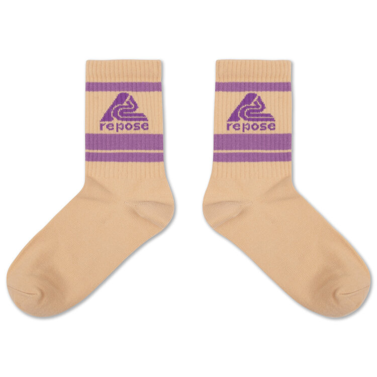 Repose AMS Sporty socks- Sand Logo
