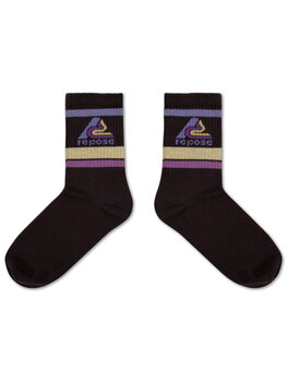 Repose AMS Sporty socks- Midnight Teal Logo