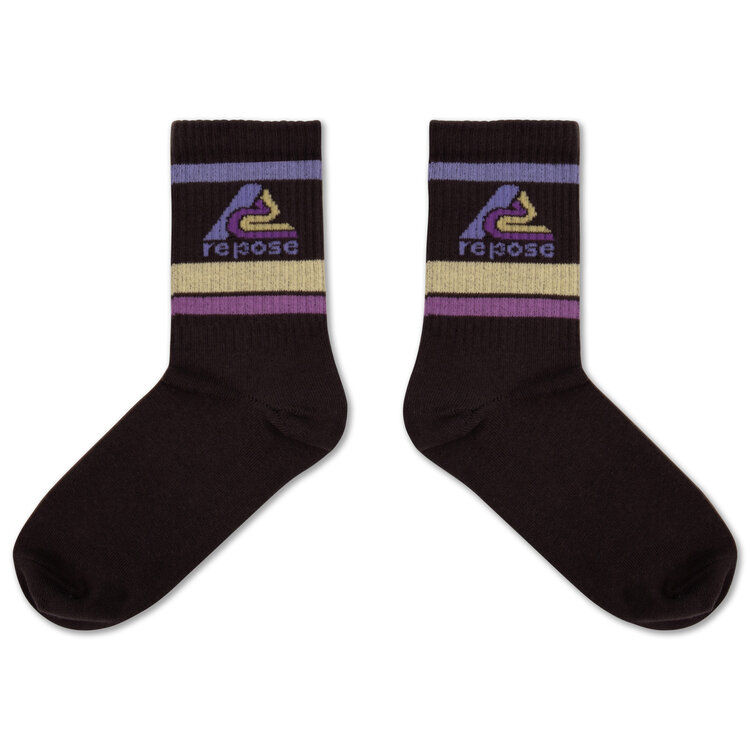 Repose AMS Sporty socks- Midnight Teal Logo