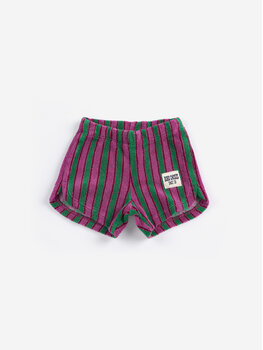 Bobo Choses Striped terry cloth shorts