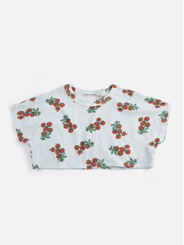 Bobo Choses Juicy Tomatoes all over cropped T-shirt
