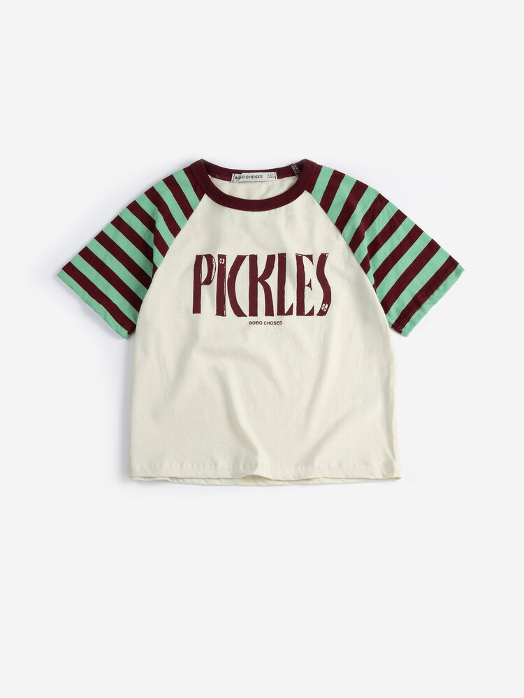 Bobo Choses Spicy Pickles raglan T-shirt