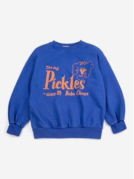 Bobo Choses Pickles The Dog sweatshirt- Blue