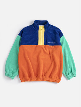 Bobo Choses Bobo Choses color block zipped sweatshirt