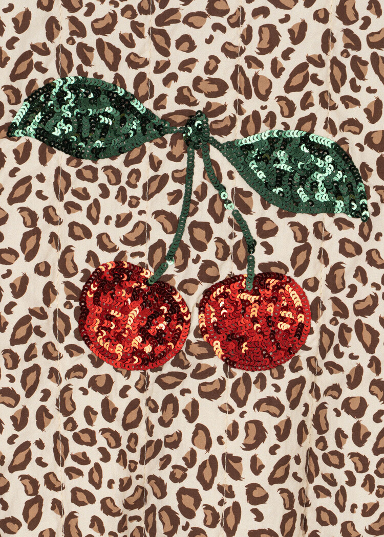 Konges Slojd JUNO PRINTED SEQUIN BOMBER -LEO