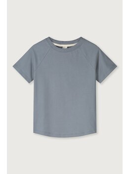 Gray Label Crewneck Tee GOTS - Stone Grey