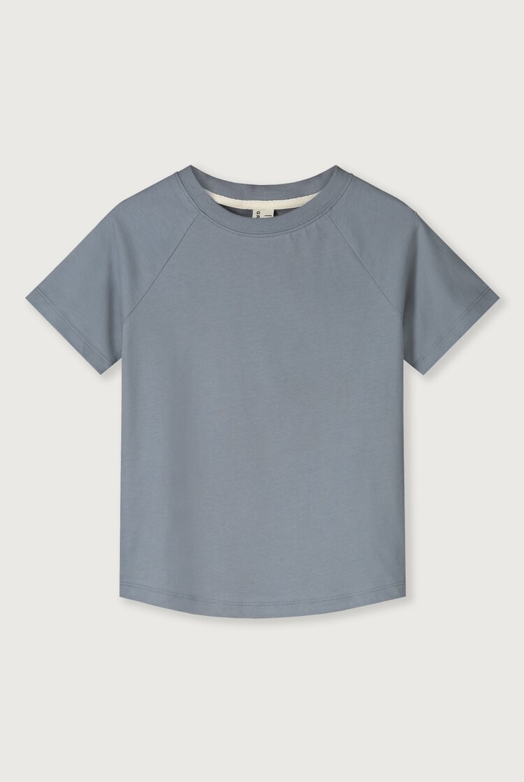 Gray Label Crewneck Tee GOTS - Stone Grey