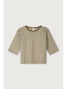Gray Label Dropped Shoulder Tee- Woody - Cream