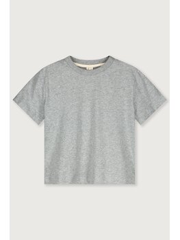 Gray Label Oversized Tee- Grey Melange