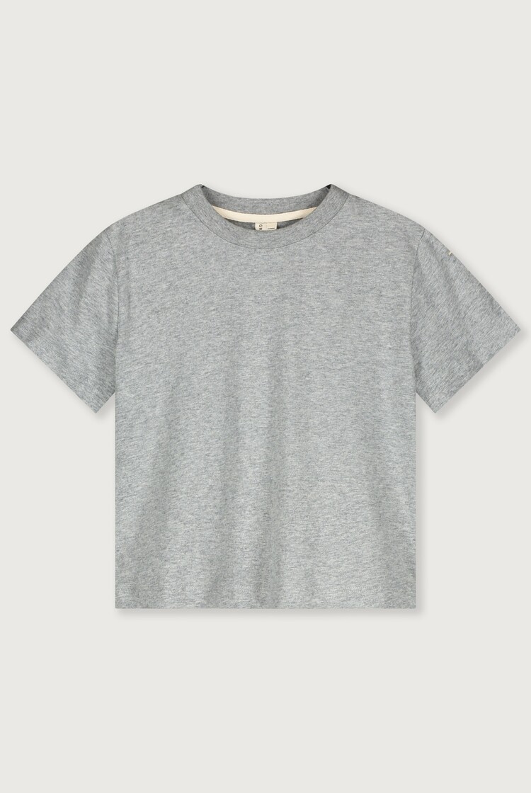 Gray Label Oversized Tee- Grey Melange