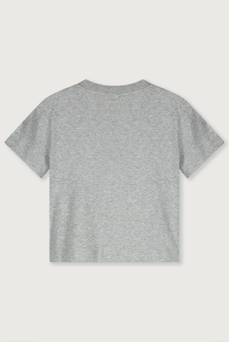 Gray Label Oversized Tee- Grey Melange