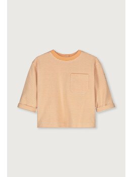 Gray Label Baby L/S Pocket Tee - Melon - Cream