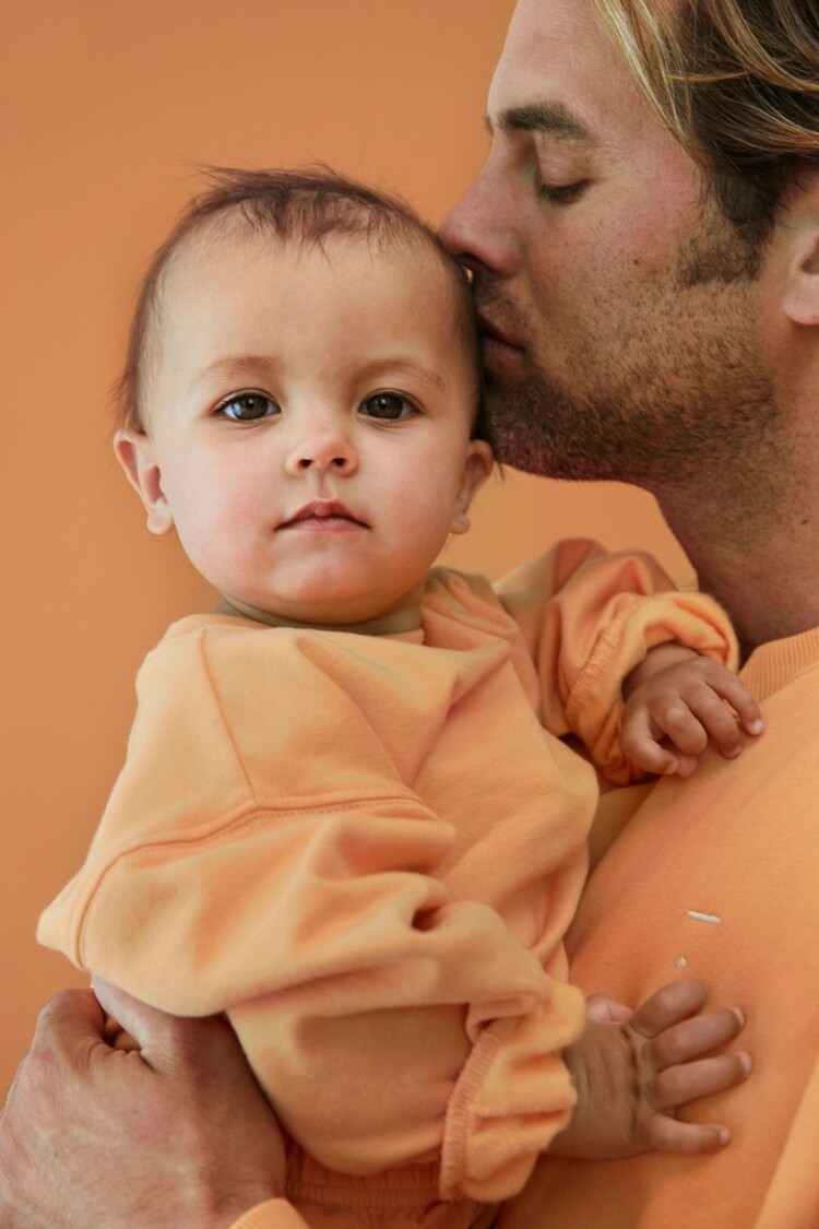 Gray Label Baby Dropped Shoulder Sweater - Melon