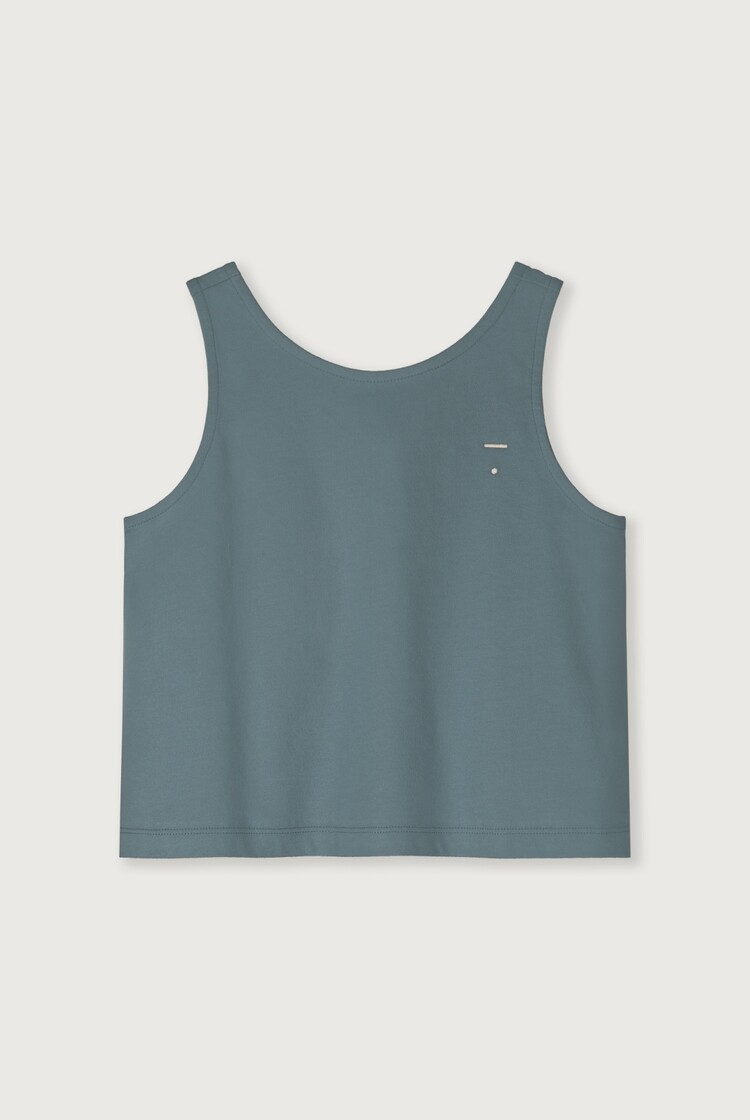Gray Label Boxy Tank Top - Blue Grey
