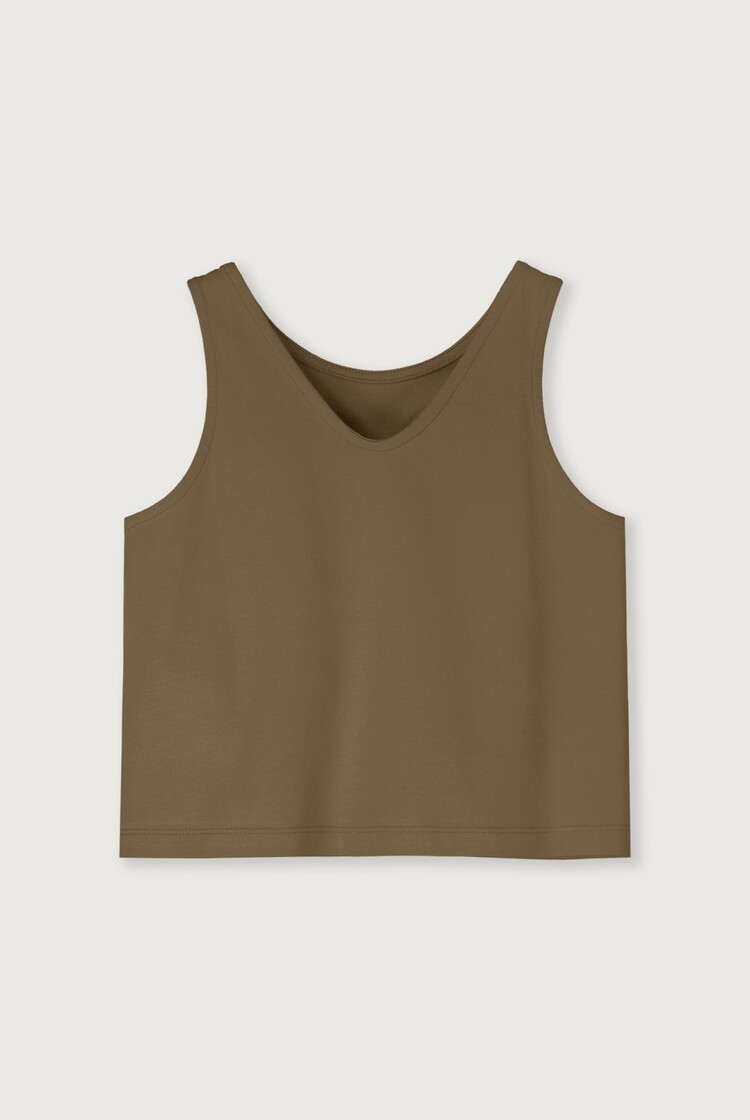 Gray Label Boxy Tank Top -Woody
