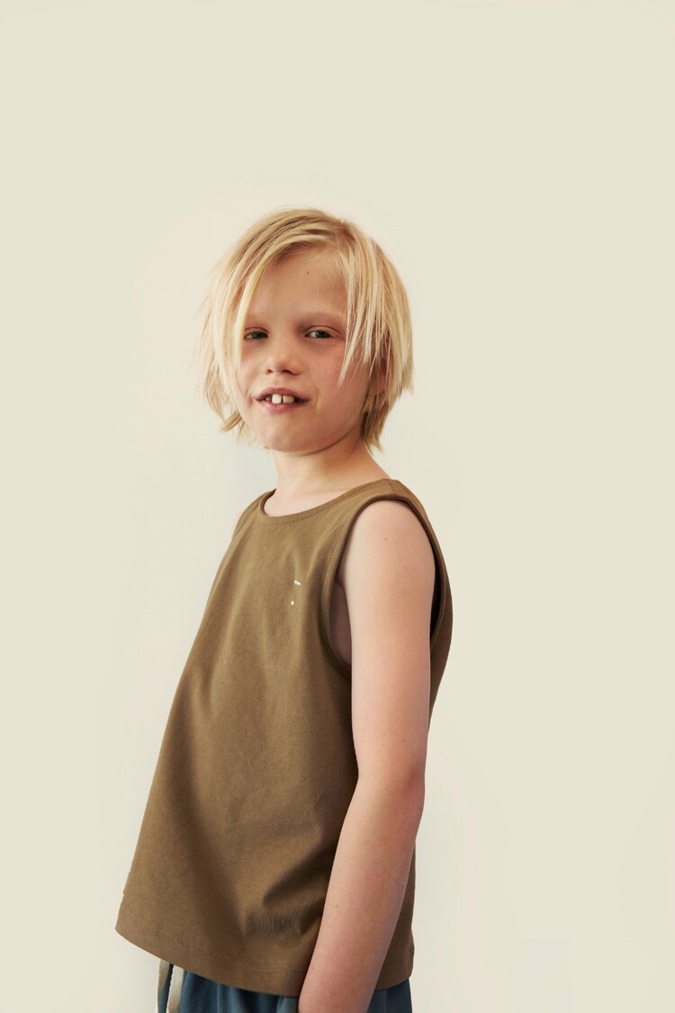 Gray Label Boxy Tank Top -Woody