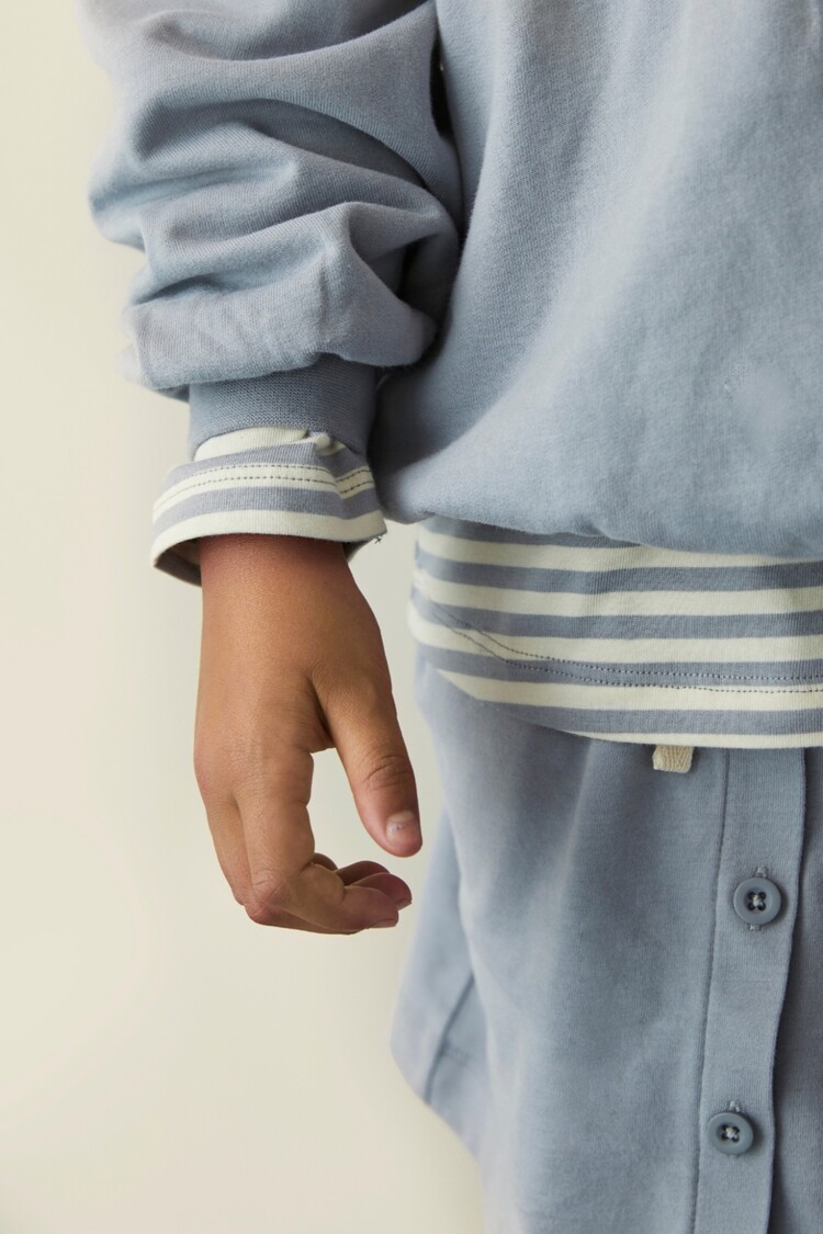 Gray Label Dropped Shoulder Sweater - Stone Grey