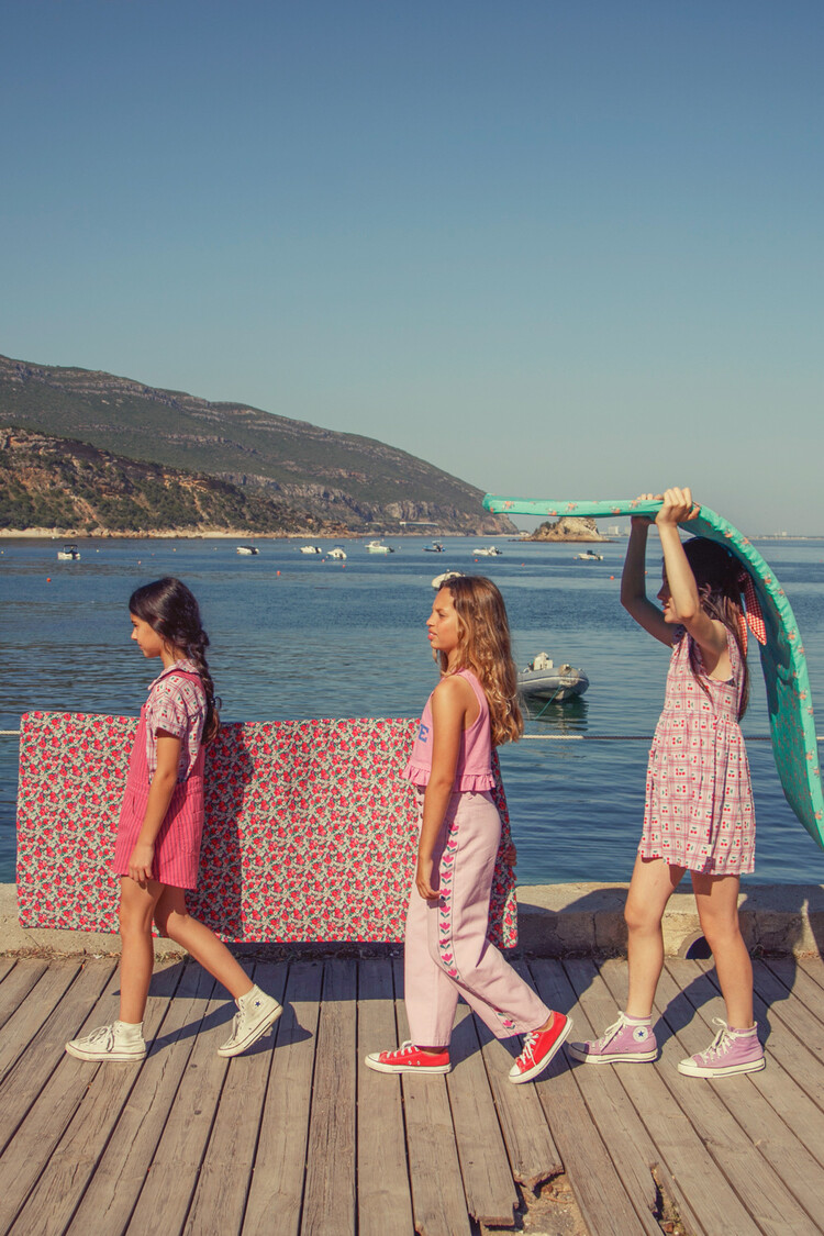 Piupiuchick Peter pan collar shirt | lilac w/ cherries