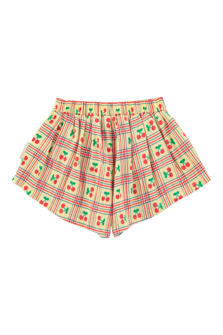 Piupiuchick Shorts | light yellow w/ cherries allover
