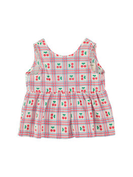 Piupiuchick Top | ecru w/ cherries allover