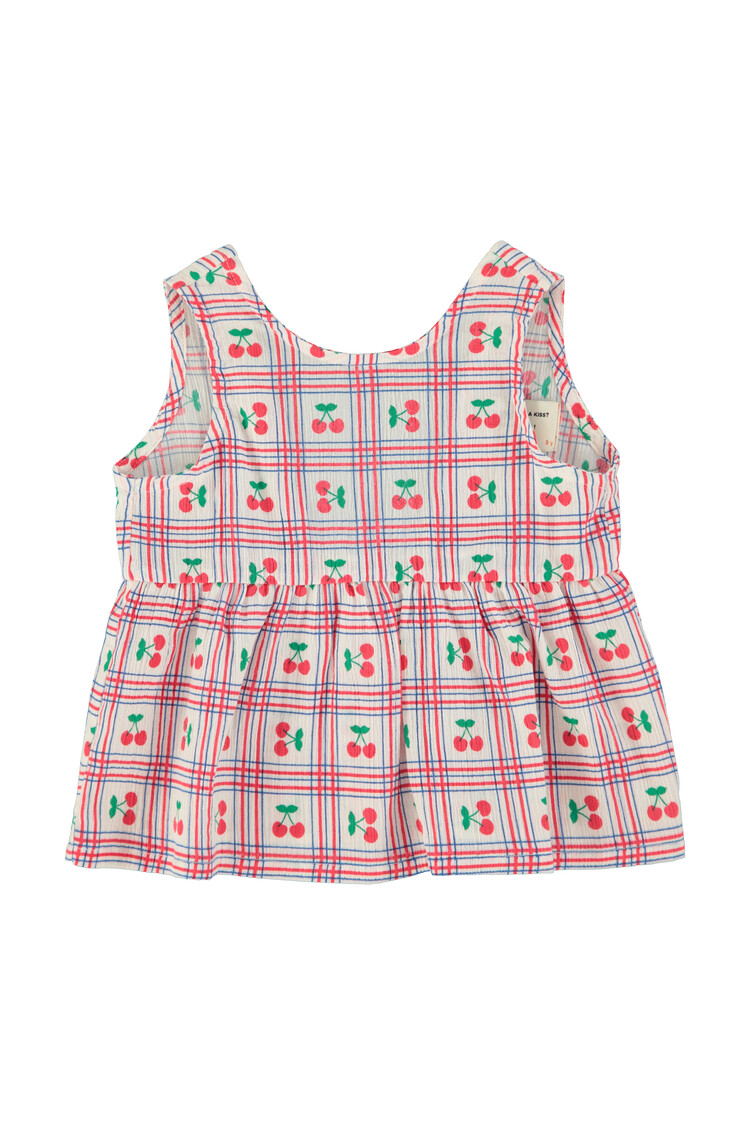 Piupiuchick Top | ecru w/ cherries allover