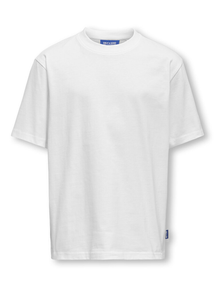 Only & Sons OSJFRED LIFE RLX SS TEE  - White