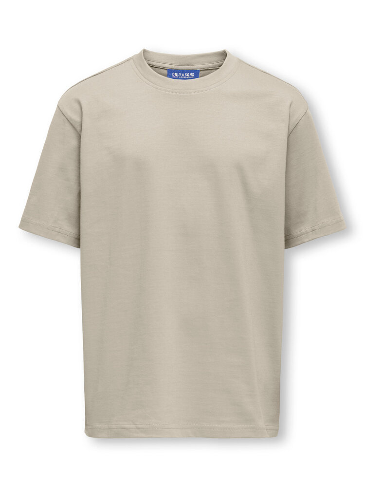 Only & Sons OSJFRED LIFE RLX SS TEE  - Silver Lining