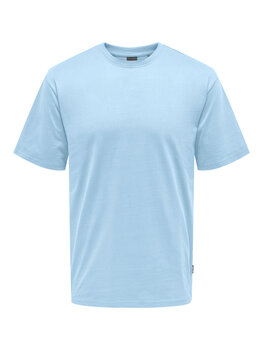 Only & Sons OSJFRED LIFE RLX SS TEE  - Cerulean