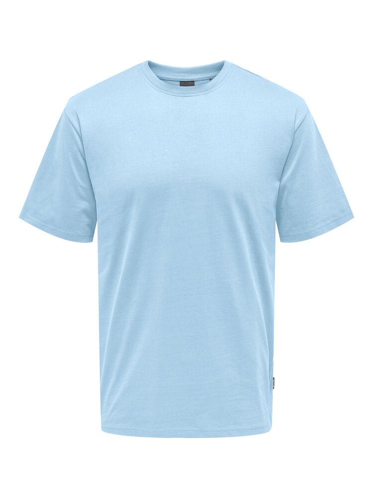 Only & Sons OSJFRED LIFE RLX SS TEE  - Cerulean