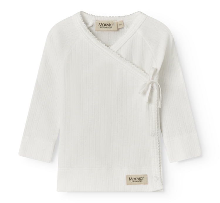 MarMar Copenhagen Tut Wrap LS - Pointelle White