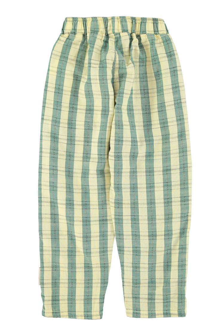 Piupiuchick Trousers | light yellow checkered