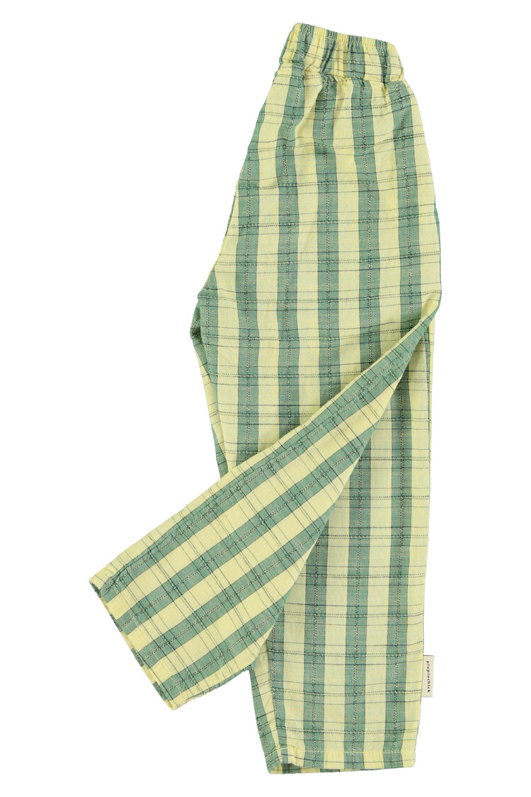 Piupiuchick Trousers | light yellow checkered