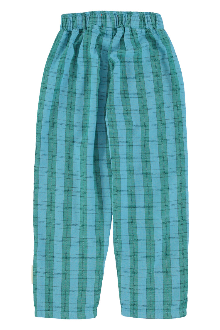 Piupiuchick Trousers | blue & green checkered