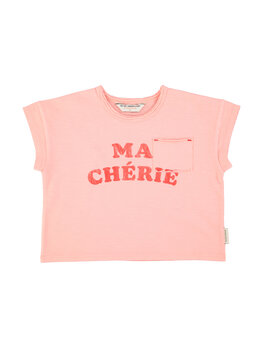 Piupiuchick Tshirt | light pink w/ "ma chérie" print