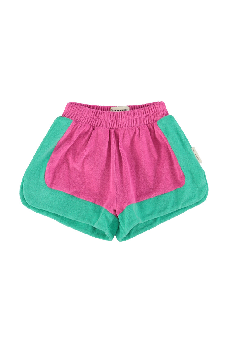 Piupiuchick Shorts | fuchsia & green