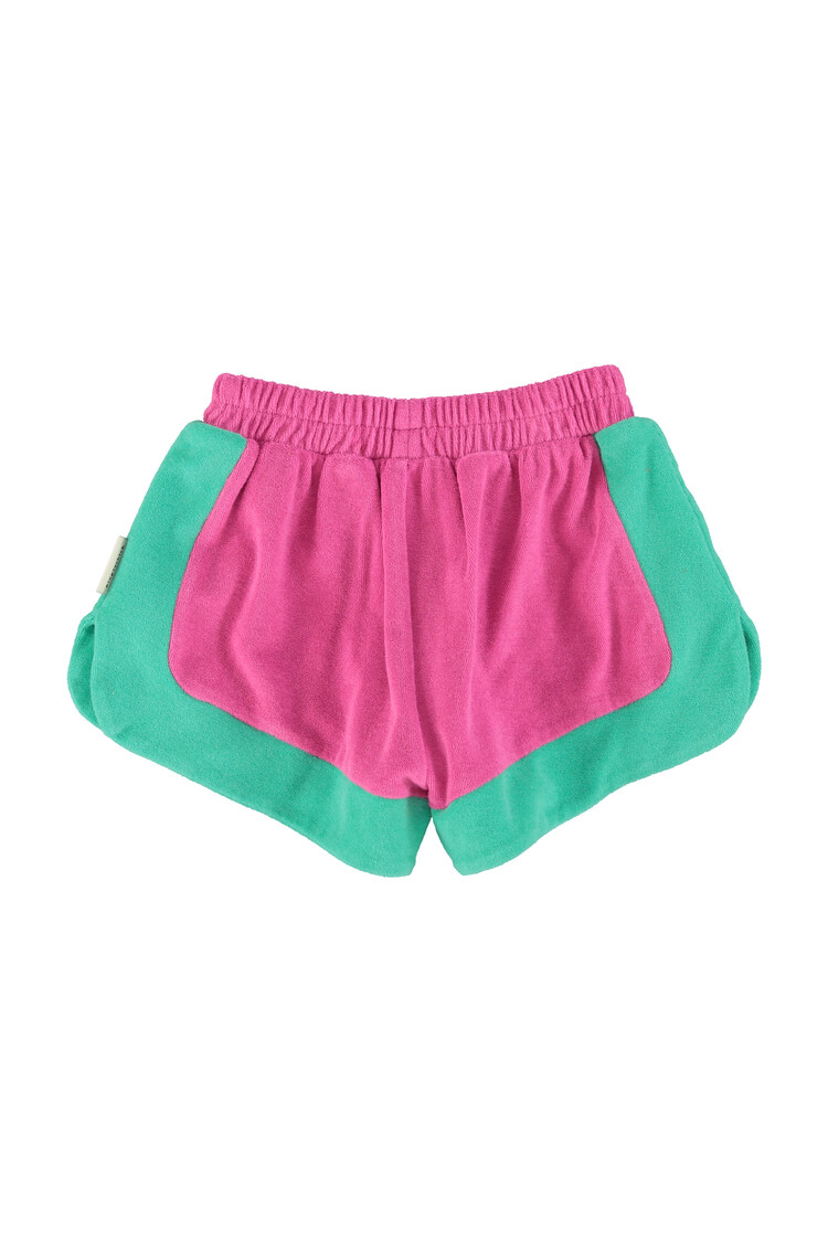 Piupiuchick Shorts | fuchsia & green