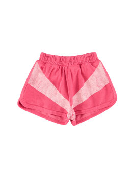 Piupiuchick Shorts | pink w/ white stripes print