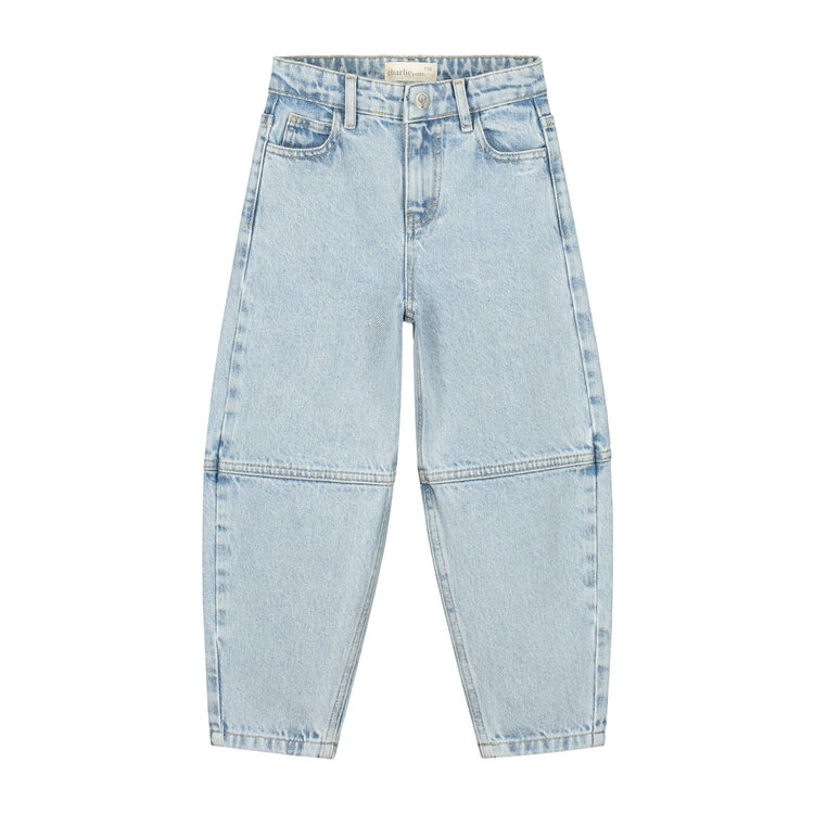 Charlie Petite Lou Balloon Jeans- Snow Blue