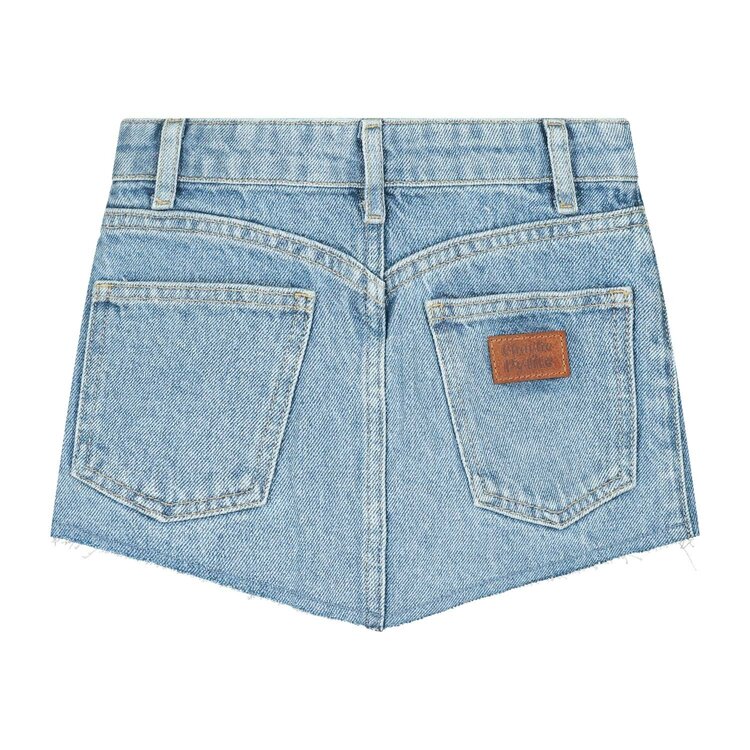 Charlie Petite Puck Skirt - Light Snow Wash