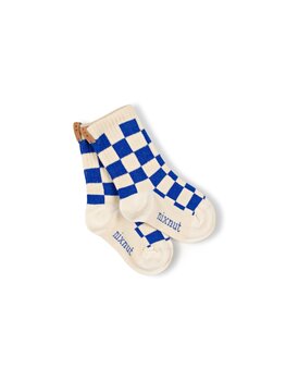 Nixnut Checkered Socks - Azul