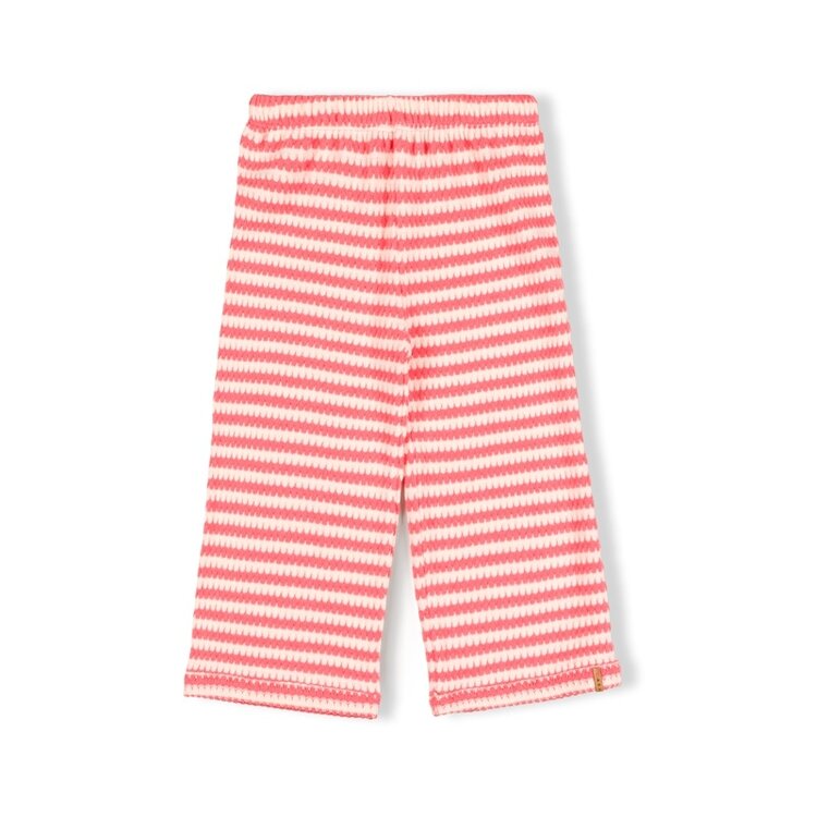 Nixnut Wide Pants - Coral Stripe
