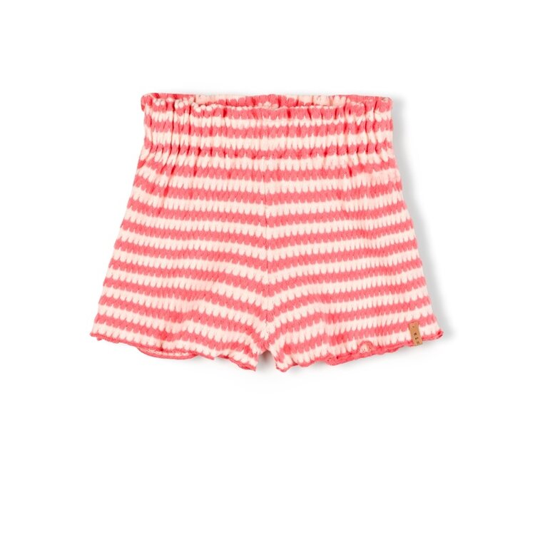 Nixnut Fix Short - Coral Stripe