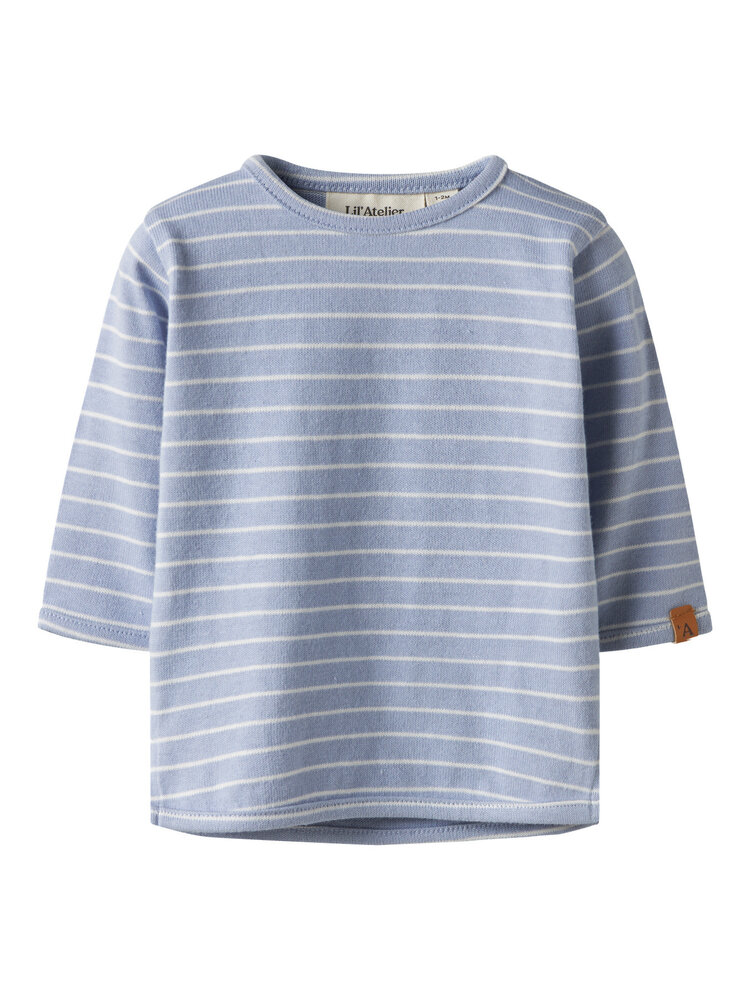 Lil atelier NBMBAJA LS LOOSE TOP - Zen Blue
