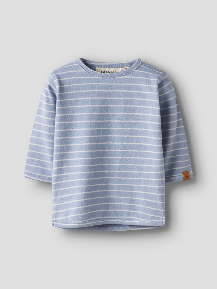 Lil atelier NBMBAJA LS LOOSE TOP - Zen Blue